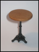 Bistrotisch normale Höhe in schwarz/natur